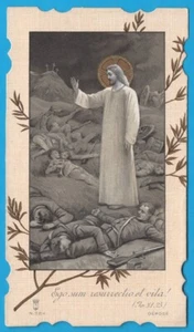 Gesù Ego sum Resurrectio et Vita! SLEM 564 santino holy card image pieuse MA1277 - Imagen 1 de 2