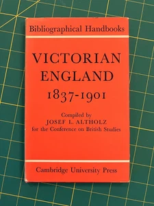 Victorian England Bibliographical Handbook 1837-1901 Compiled by Josef L. Althoz - Picture 1 of 2