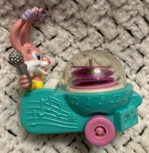 Warner Brothers Tiny Tunes Babs Bunny Jukebox Toy McDonald's Happy Meal 1992 - Picture 1 of 4