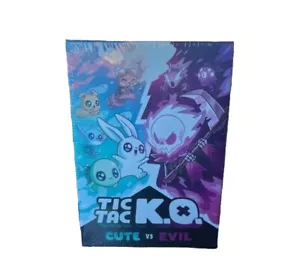 Tic Tac KO Cute vs Evil Card Game 8+ K.O. 2-4 Players Unstable Games New Sealed - Picture 1 of 1