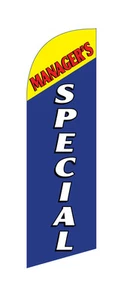 Juego de bandera de plumas ESPECIAL PARA GERENTES - incluye postes + espiga - ¡PRECIO PROMOCIONAL! - Imagen 1 de 5