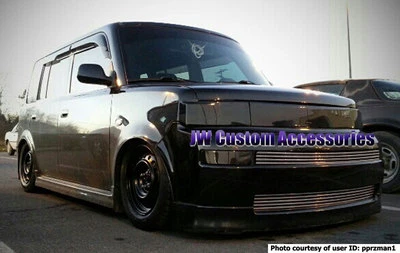 Fits 04-06 Scion xB GTS Smoke Acrylic Headlight Center Grille Panel Covers 3pc - Image 1 of 4