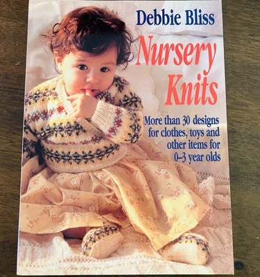Debbie Bliss Knitting Pattern Book Baby Nursery Knits 30 Designs 0-3 Years Old - Image 1 of 4