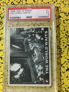 1966 Lost in space psa 5 ! hard to find first card The world waits - Picture 1 of 2