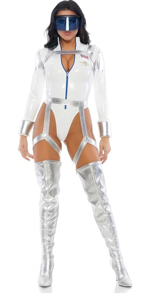 Women's Blast Off Sexy Astronaut Costume Size L/XL - Image 1 of 4