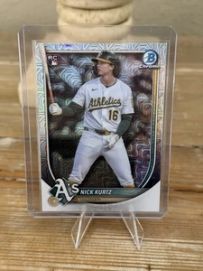 2025 Bowman Chrome (RC) Mojo Nick Kurtz, Oakland Athletics - Foto 1 di 2