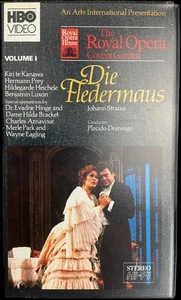 The Royal Opera Covent Gardens Die Fledermaus Volume I  VHS 1984 - Imagen 1 de 3