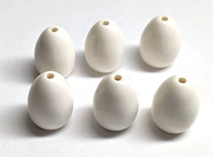 Lego - Utensilio Minifigura - Lote de 6 - Blanco, Huevos - Imagen 1 de 1