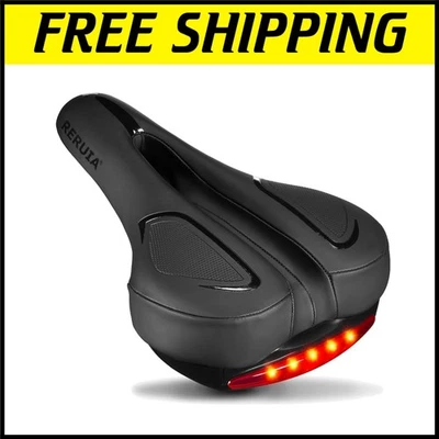 Selim de bicicleta largo Ultimate Comfort - Assento impermeável de espuma com memória para todas as bicicletas - Imagem 1 de 4