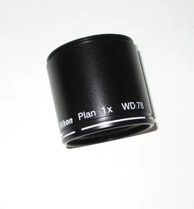 Nikon Plan 1X WD:78 NEW - Picture 1 of 5
