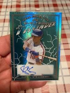 2024 Leaf Electrum Darryl Strawberry #HCTDS1 Here Comes Thunder Auto/20 BLAZER🔥 - Picture 1 of 3