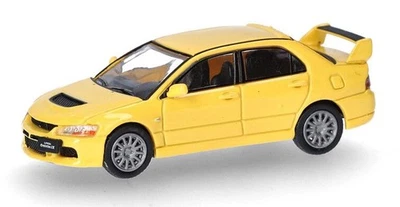 MICRO CITY, MITSUBISHI Lancer Evolution 9 05-07 jaune, échelle 1/87, MIC87MC0... - Photo 1/4