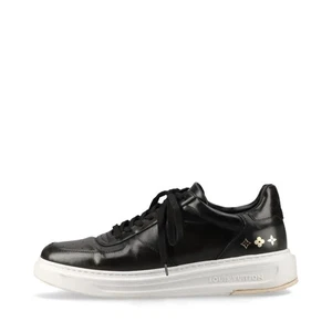 Louis Vuitton Monogram Beverly Hills Leder Sneaker Schwarz - Bild 1 von 9