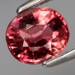 1,01Ct. Ravishing Color&Full Fire! Natürlicher rosa Turmalin Edelstein Mosambik - Bild 1 von 4