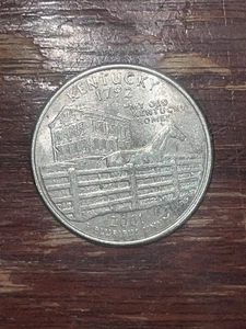 2001 P Kentucky State Quarter Uncirculated, US Mint Roll - Picture 1 of 2