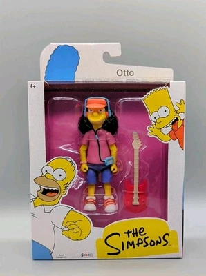 Figura de acción Otto Los Simpson con guitarra 2024 - Jakks Pacific Foto 1 de 4