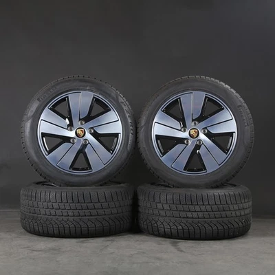 19 Zoll Winterräder original Porsche Taycan S Aero 9J1601025B Winterreifen - Bild 1 von 4