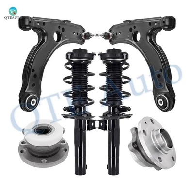 6PC Front Lower Control Arm-Wheel Hub-Quick Strut For 2005 2006 Volkswagen Jetta - Image 1 of 4
