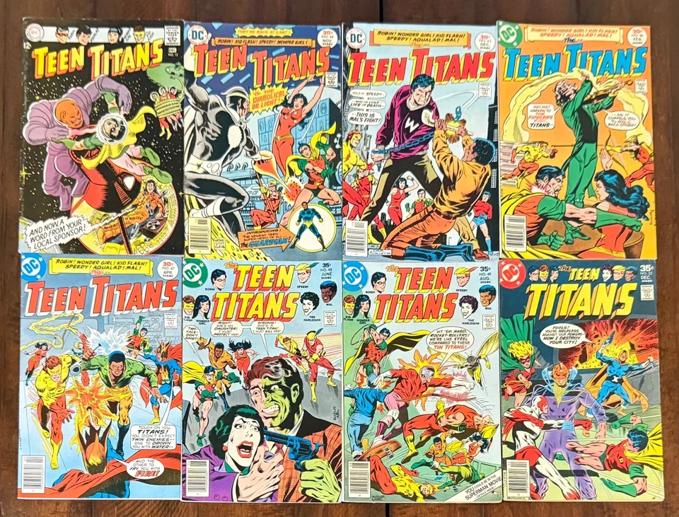 8 números TEEN TITANS #12 a #52 DC Comics de 1967... $155 VALOR... SOLO $19,95 Foto 1 de 1