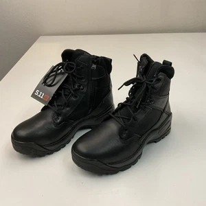 5.11 Tactical Men's ATAC 2.0 6" Sidezip Boots, Black 12394 US 8.5 - Picture 1 of 7