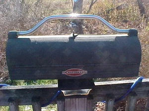 Vintage Craftsman Lunch Box Tombstone Dome Style Metal Tool Box with Tray - Picture 1 of 1