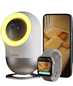 2.5K UHD Baby Monitor WiFi Smartphone, IP Camera Indoor, AI-Tailored Sleep Tr... - Bild 1 von 6