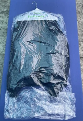 Eddie Bauer Goose Down Navy Blue Bomber Puffer Jacket Coat Men’s Size L Tall EUC - Image 1 of 4