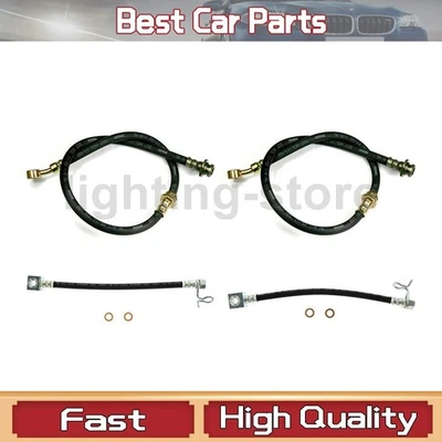4 Front Rear Brake Hydraulic Hose Fits 2005 Ford F-150 2006 Ford F-150 - Imagem 1 de 4