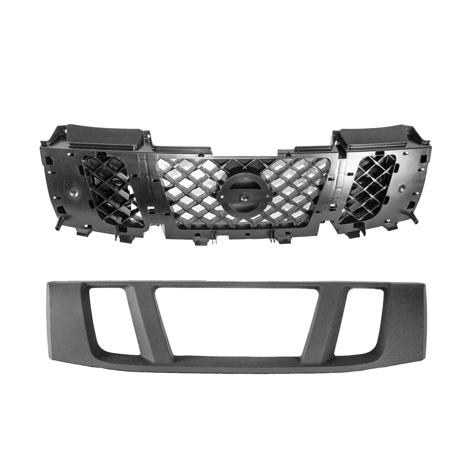 New Front Grille fits 2012 Nissan Titan SV Crew Cab Pickup 4-Door OE - Image 1 of 1