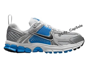 Sneakers Nike Air Zoom Vomero 5 blu argento taglia 5,5 anni / 7 W giovani nuove HF6998-103 - Foto 1 di 7