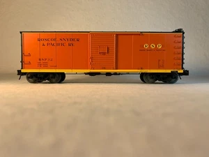 ATLAS BIG 'O' GAUGE 3-RAIL #6487-2, ROSCOE SNYDER & PACIFIC BOX CAR #32, NIB - Picture 1 of 11