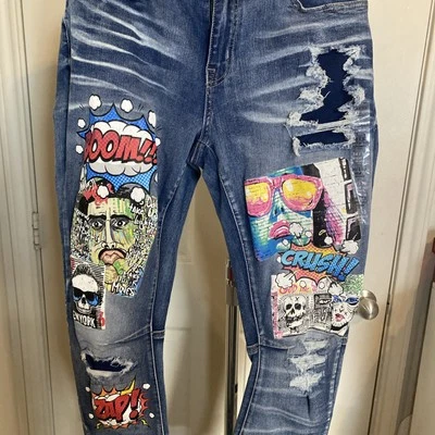 Rue 21 Supreme Flex Mens Pants With Designs Size 34/32 - Image 1 of 4