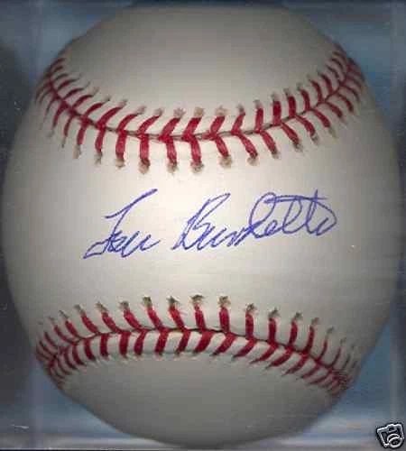 Lew Burdette Chicago Cubs OML Autografiado Firmado Béisbol Certificado de Autenticidad Fallecido Foto 1 de 1