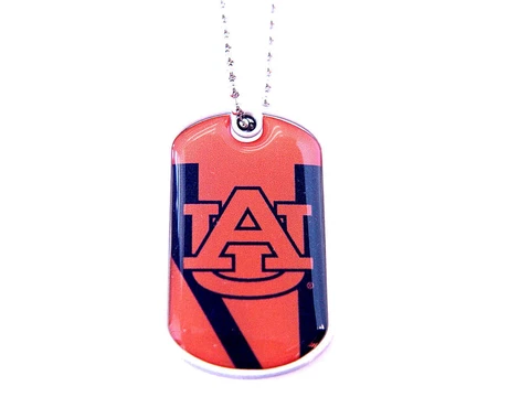 AUBURN TIGERS DOG TAG NECKLACE DYNAMIC FAN Cover