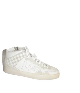 ¡Nuevo! P448 Zapatilla Deportiva Skate Alta Cuero Blanco Talla 40 EU 10 US DD495 - Imagen 1 de 6
