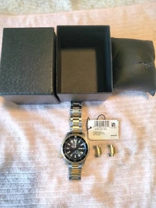 CITIZEN DIVER 44MM AUTOMATIC NY0154-51L BLUE DIAL GOLD TONE 7" MEN'S WATCH $675 - Picture 1 of 19