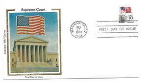 1894 20c Flag over the Supreme Court, Colorano "Silk" Cachet FDC - Picture 1 of 1