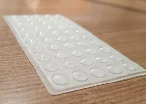 100 Gummipuffer Elastikpuffer Rutschstopper selbstklebend Ø 8 mm - Bild 1 von 1