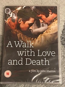 A Walk With Love And Death Dvd BFI A Film By John Huston 1969 Brand New & Sealed - Picture 1 of 2