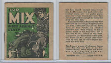 R151 National Chicle, Tom Mix Booklets, 1934, #19 Rides Against Death