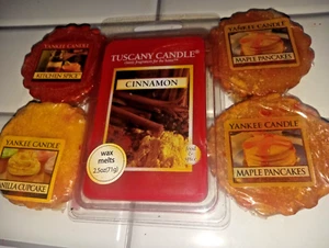 LOT 10 Yankee Candle Tarts Wax Melt RARE Maple PANCAKES Cinnamon Vanilla Cupcake - Picture 1 of 3