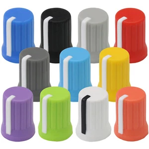 Rubber Soft Grip D-Shaft Mixer Knobs - 6mm D0 D90 D180 D270 Any Position - Picture 1 of 12