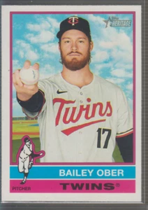 2025 Topps Heritage #448: Bailey Ober STAMPA CORTA - Foto 1 di 1