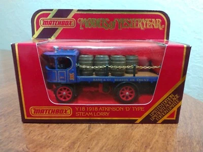New 1918 Atkinson D Type Steam Lorry Bass & Co MatchBox Models of Yesteryear - Image 1 of 4