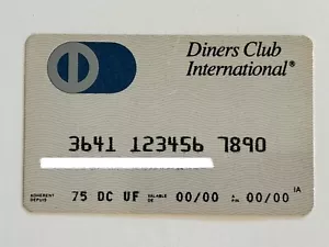 Tarjeta de crédito Diners Club International FALSA▪️Francesa▪️No es una tarjeta de crédito real - Imagen 1 de 2