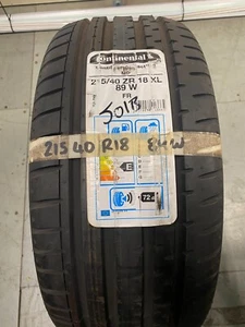 Continental ContiSportContact 2 215/40 ZR18 89W XL - Picture 1 of 3