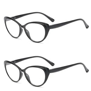 2 Pairs Womens Cat Eye Reading Glasses Spring Hinge Readers Presbyopic Glasses - Picture 1 of 1