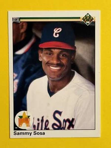 Sammy Sosa 1990 Upper Deck Novato Base #17 Medias Blancas de Chicago (a) - Imagen 1 de 2