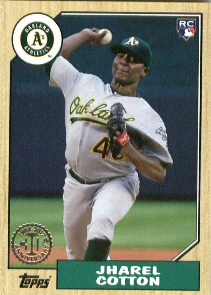 2017 Topps 87 Topps Rookie and All-Star Edition #87-200 Jharel Cotton N ID:20467 - Image 1 of 1