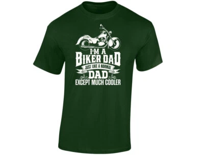 I'm A Biker Dad Except Much Cooler Mens T-Shirt 10 Colours (S-3XL) by swagwear
